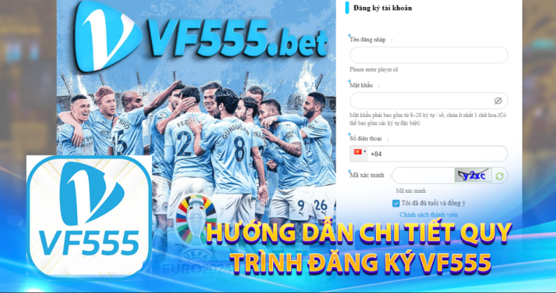 Quy trình đăng ký tài khoản vf555 casino